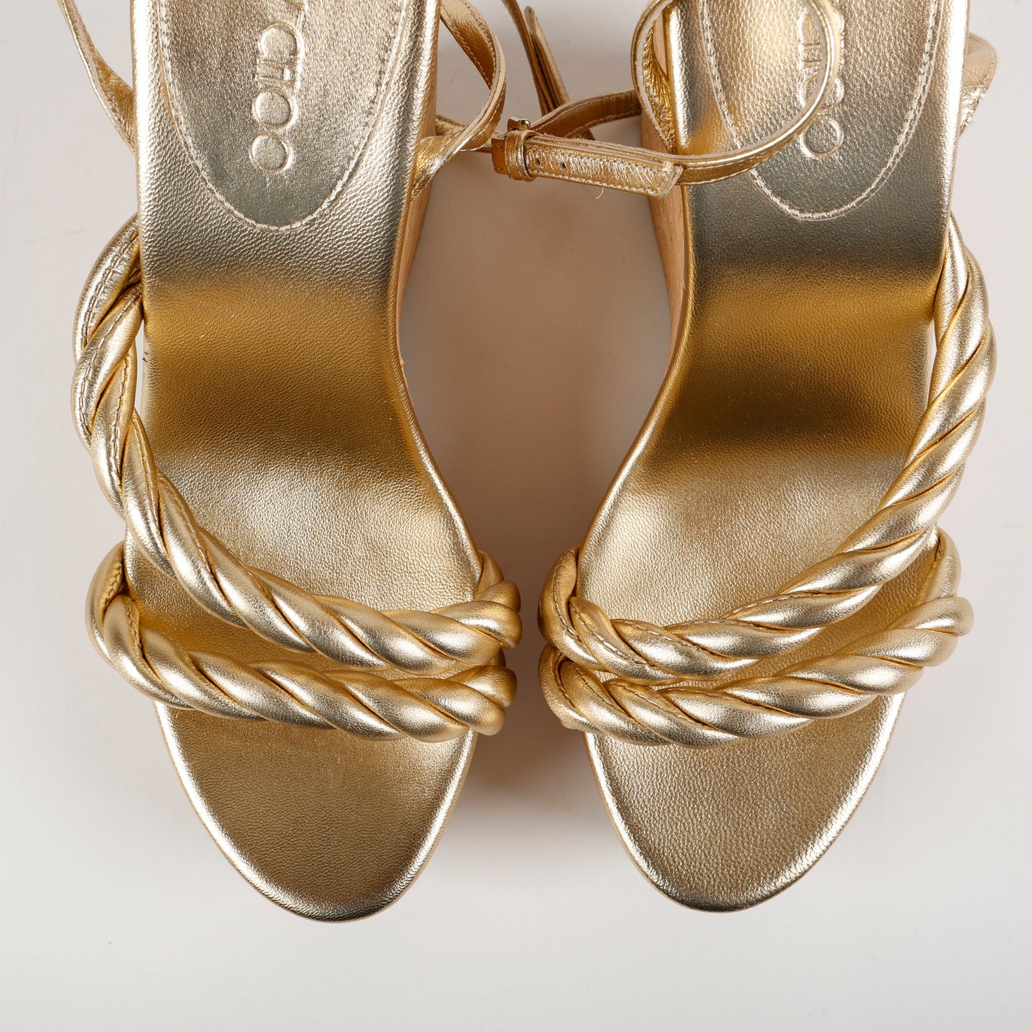 Diosa Wedge, Metallic Gold