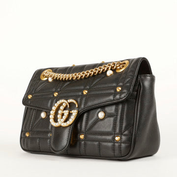 Pearl GG Marmont Camera Bag, Black 10192