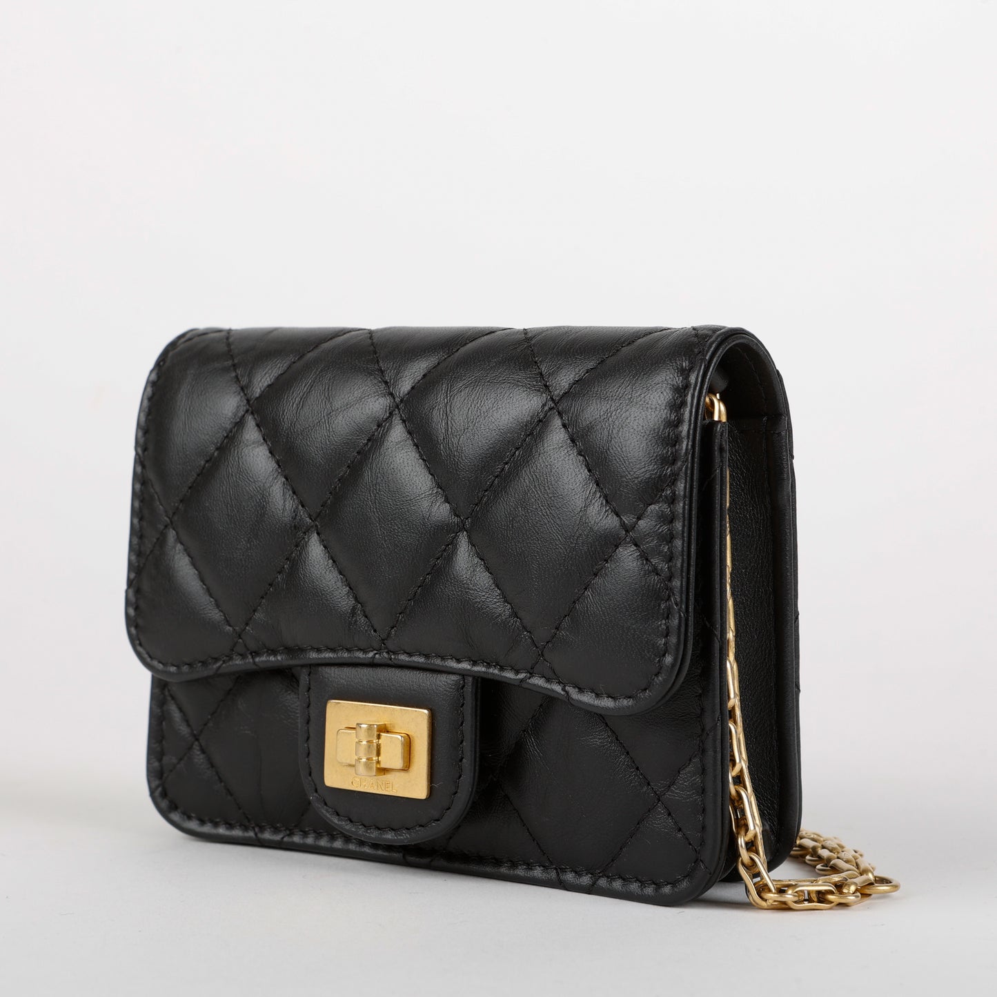 Reissue Belt Bag Black Calfskin