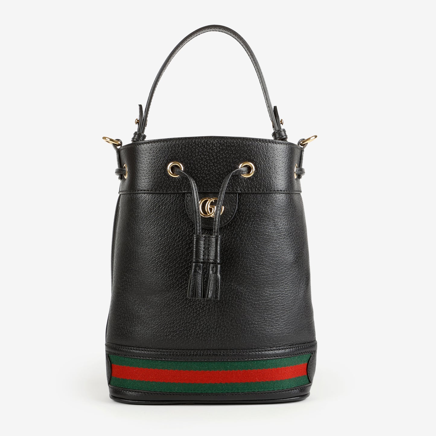 Ophidia Bucket Bag Black Calfskin