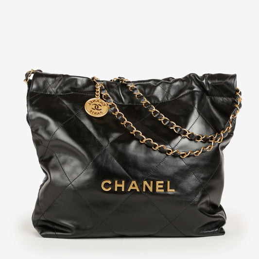 Small 22, Black Lambskin