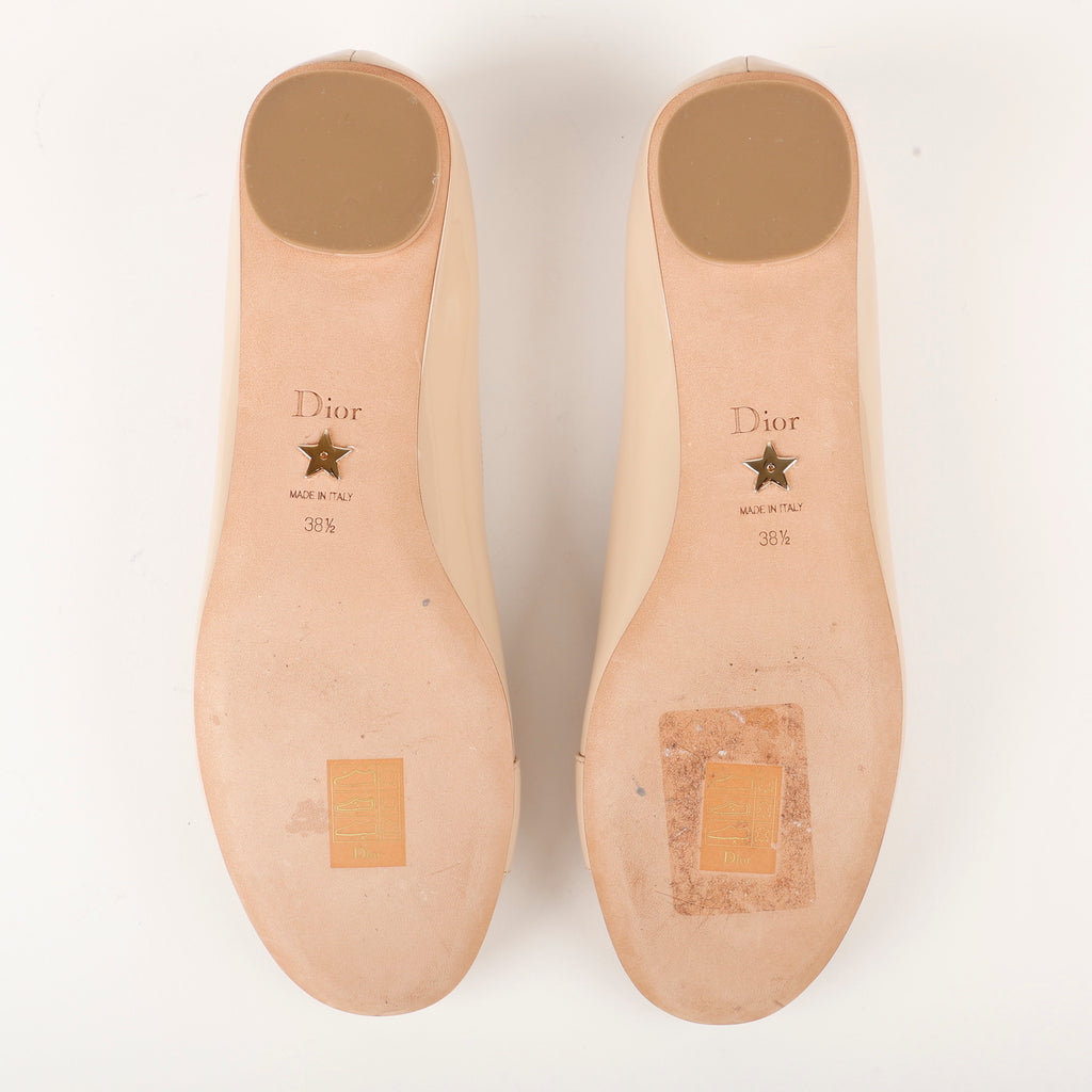 Nude Ballet Flats C'est Patent Leather (38.5)