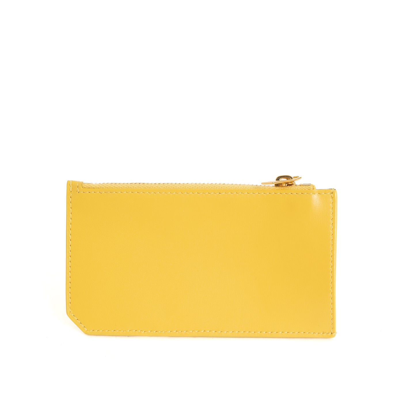 Fragments Calfskin Yellow Card Holder 7609