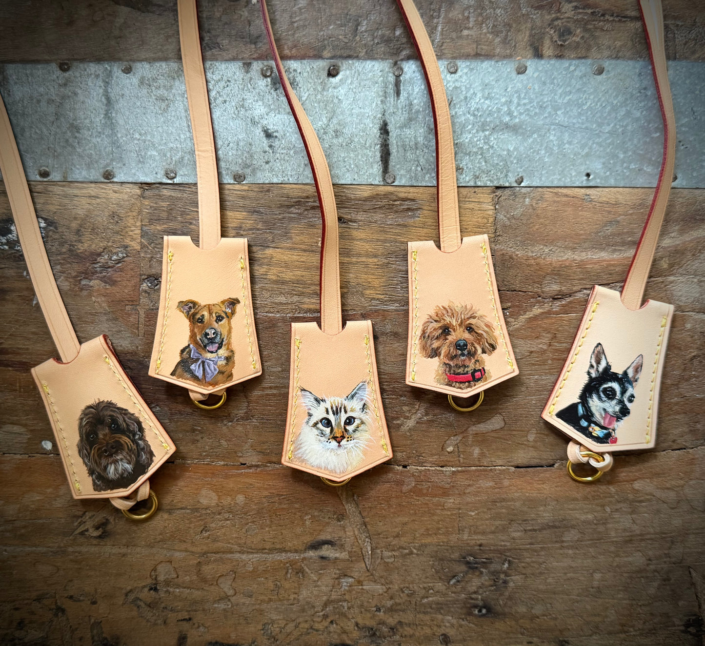 Bespoke Pet Portrait Clochette