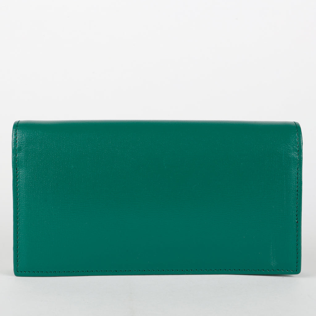 Horsebit 1955 Monochromatic Wallet on Chain, Green