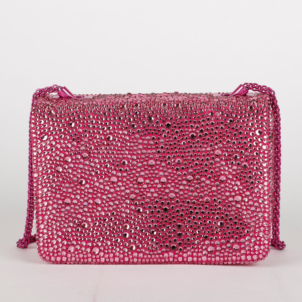 Small One Stud Flap Bag, Pink
