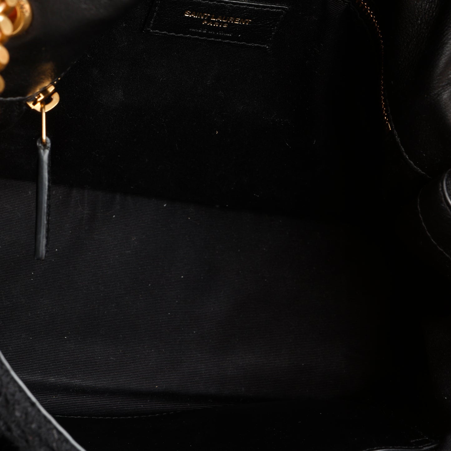 Medium Niki Chain Bag, Black Tweed