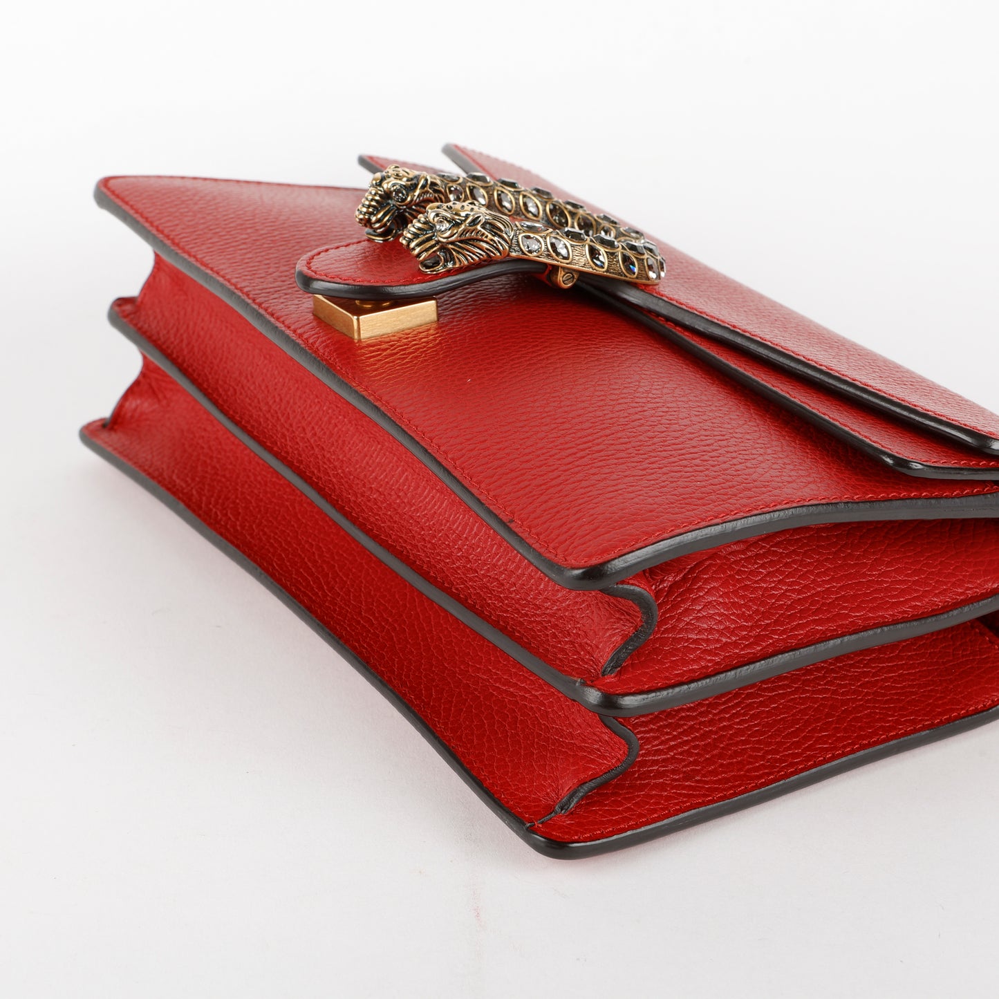 Medium Dionysus, Red Grained Calfskin
