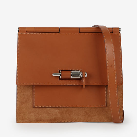 Sacabar 24 Shoulder Bag, Doblis Suede and Swift