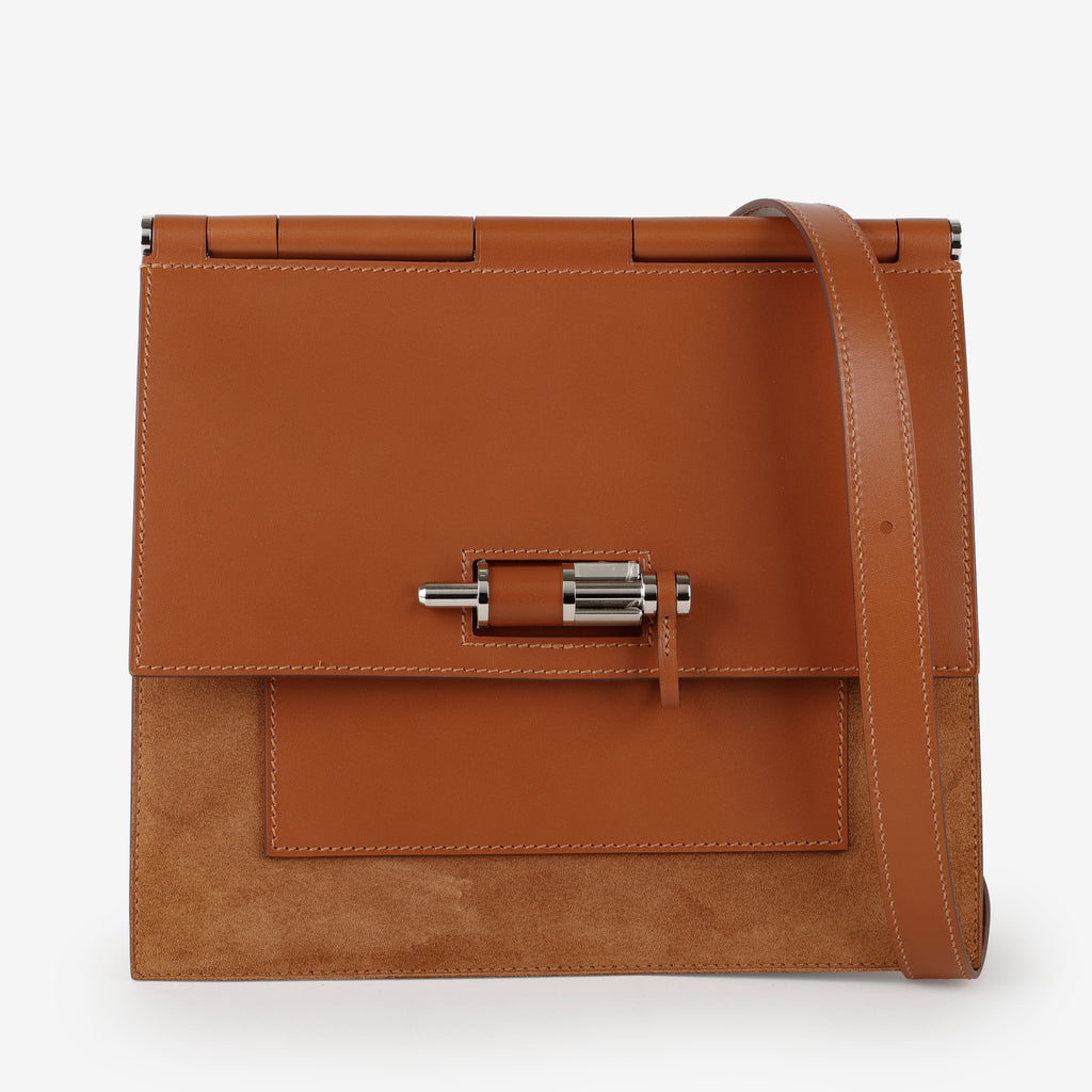 Sacabar 24 Shoulder Bag, Doblis Suede and Swift