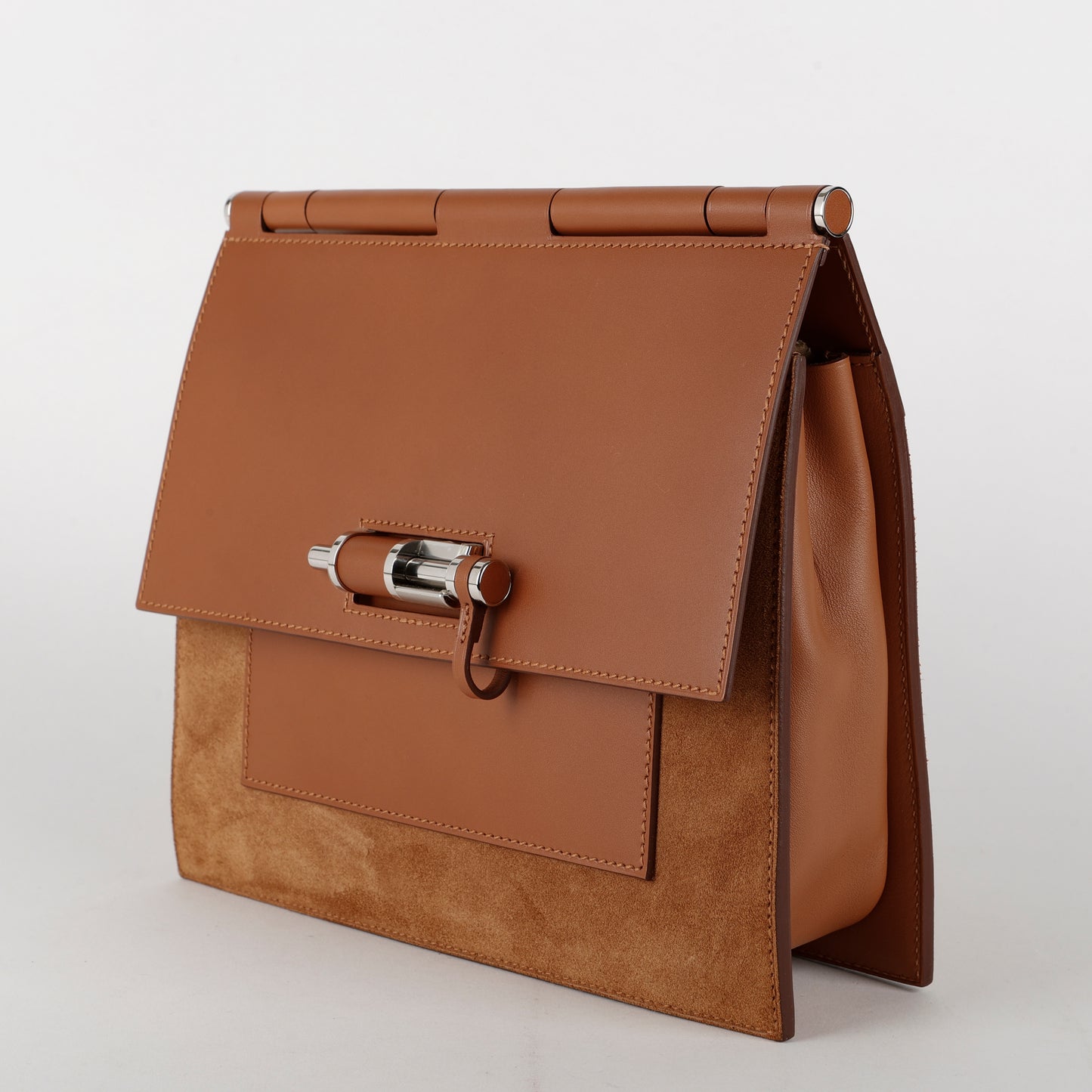 Sacabar 24 Shoulder Bag, Doblis Suede and Swift