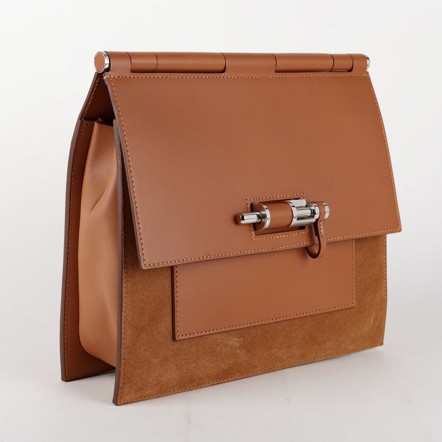 Sacabar 24 Shoulder Bag, Doblis Suede and Swift