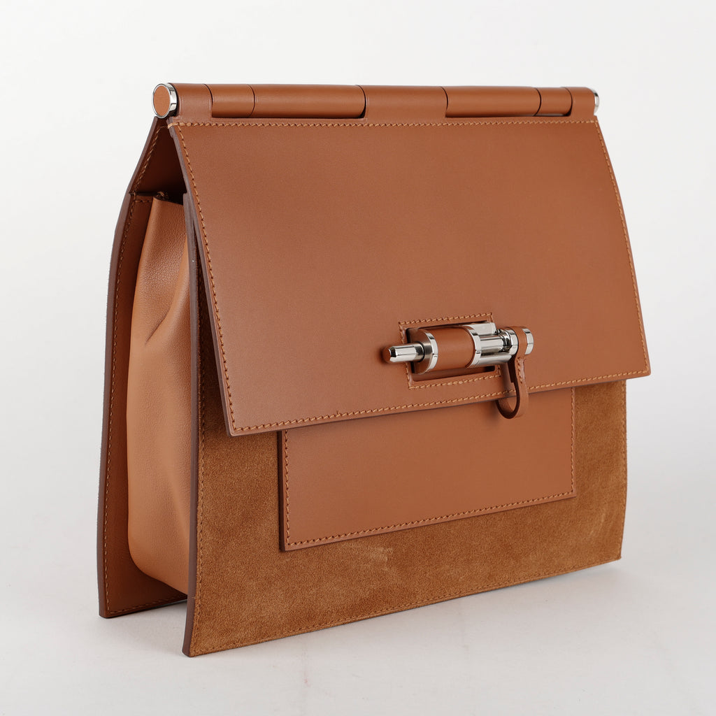 Sacabar 24 Shoulder Bag, Doblis Suede and Swift
