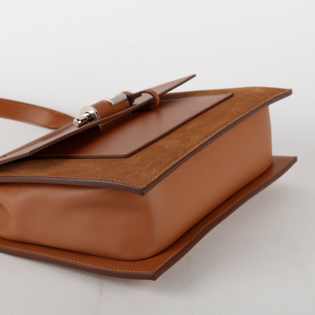 Sacabar 24 Shoulder Bag, Doblis Suede and Swift
