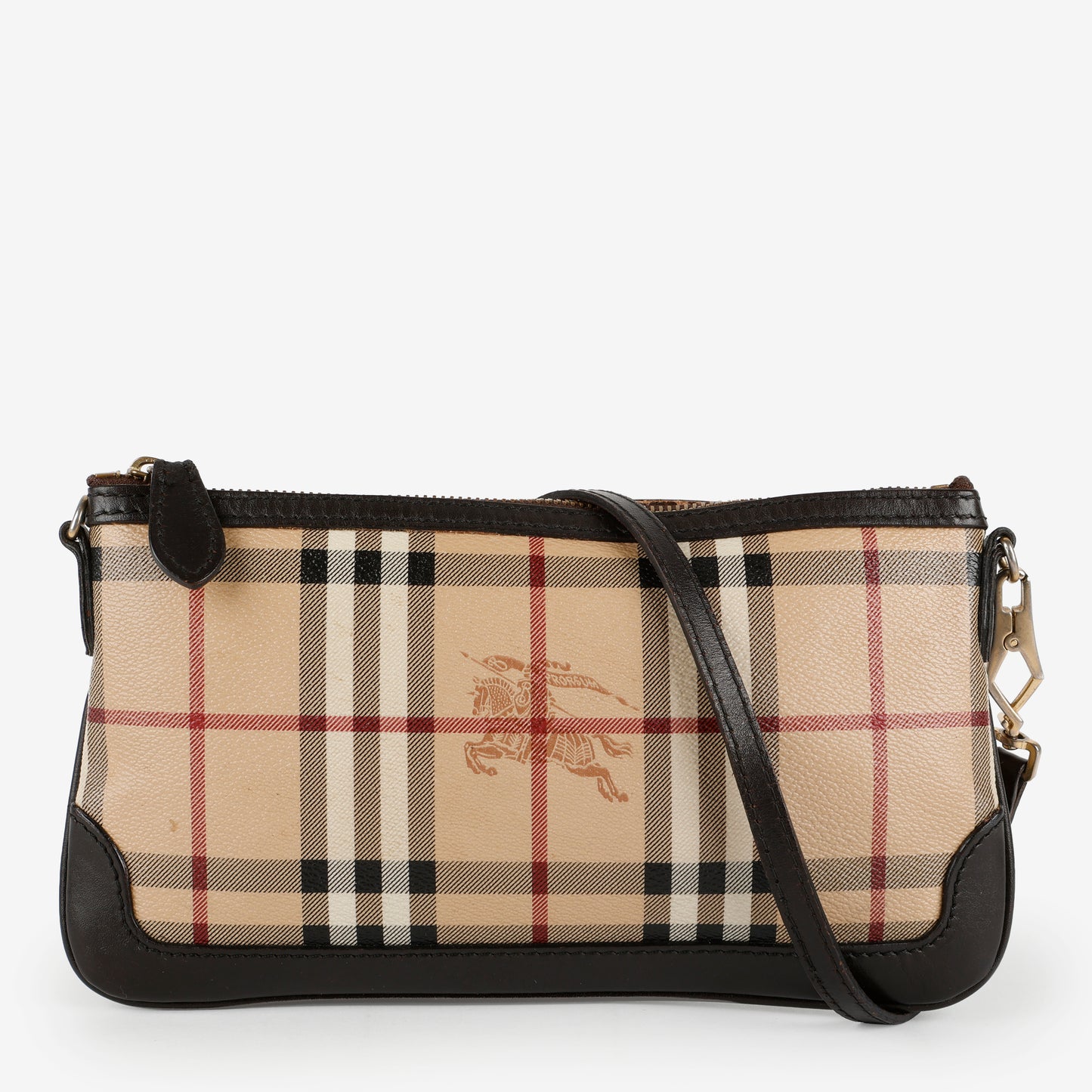 Small Peyton Clutch Crossbody, Haymarket Check