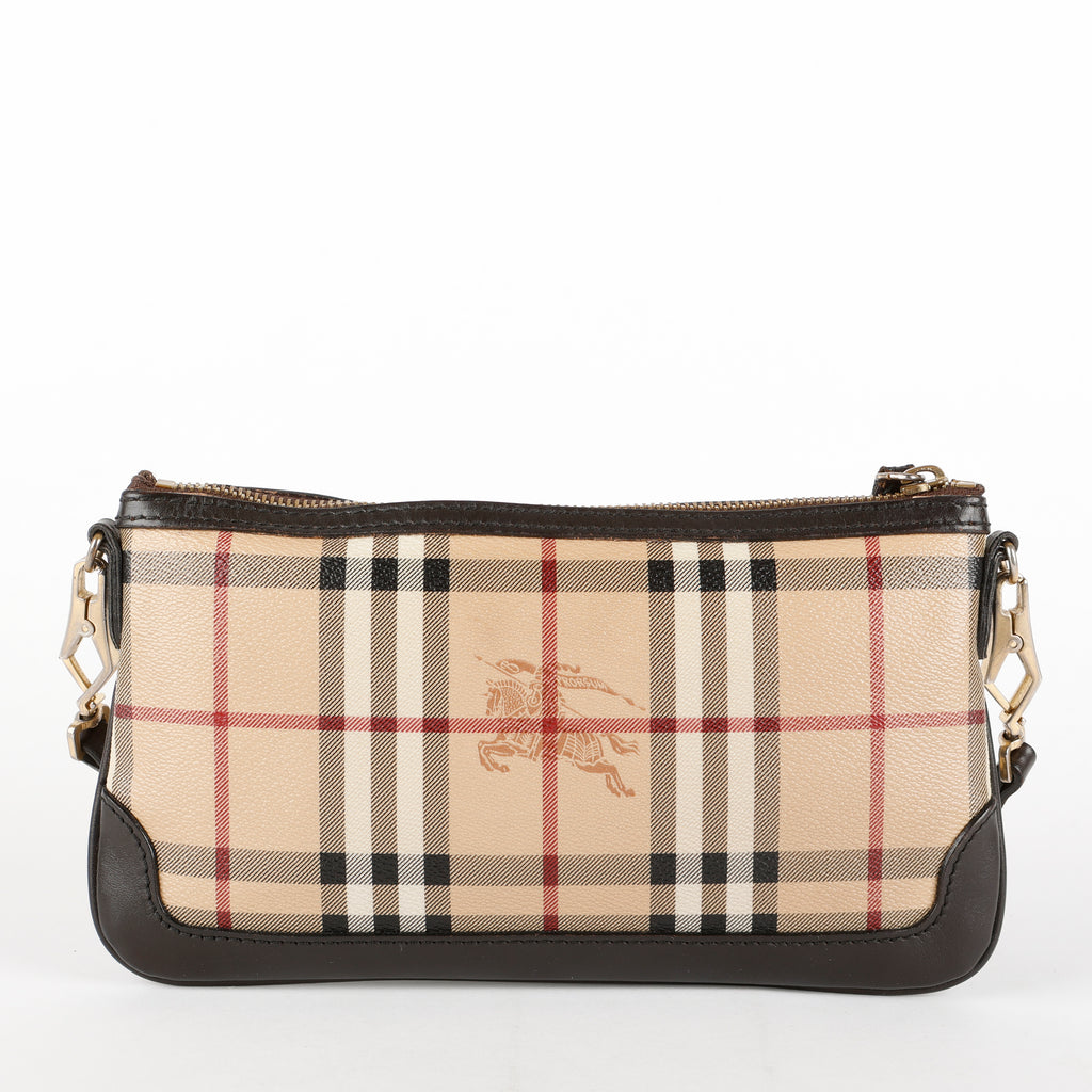 Small Peyton Clutch Crossbody, Haymarket Check