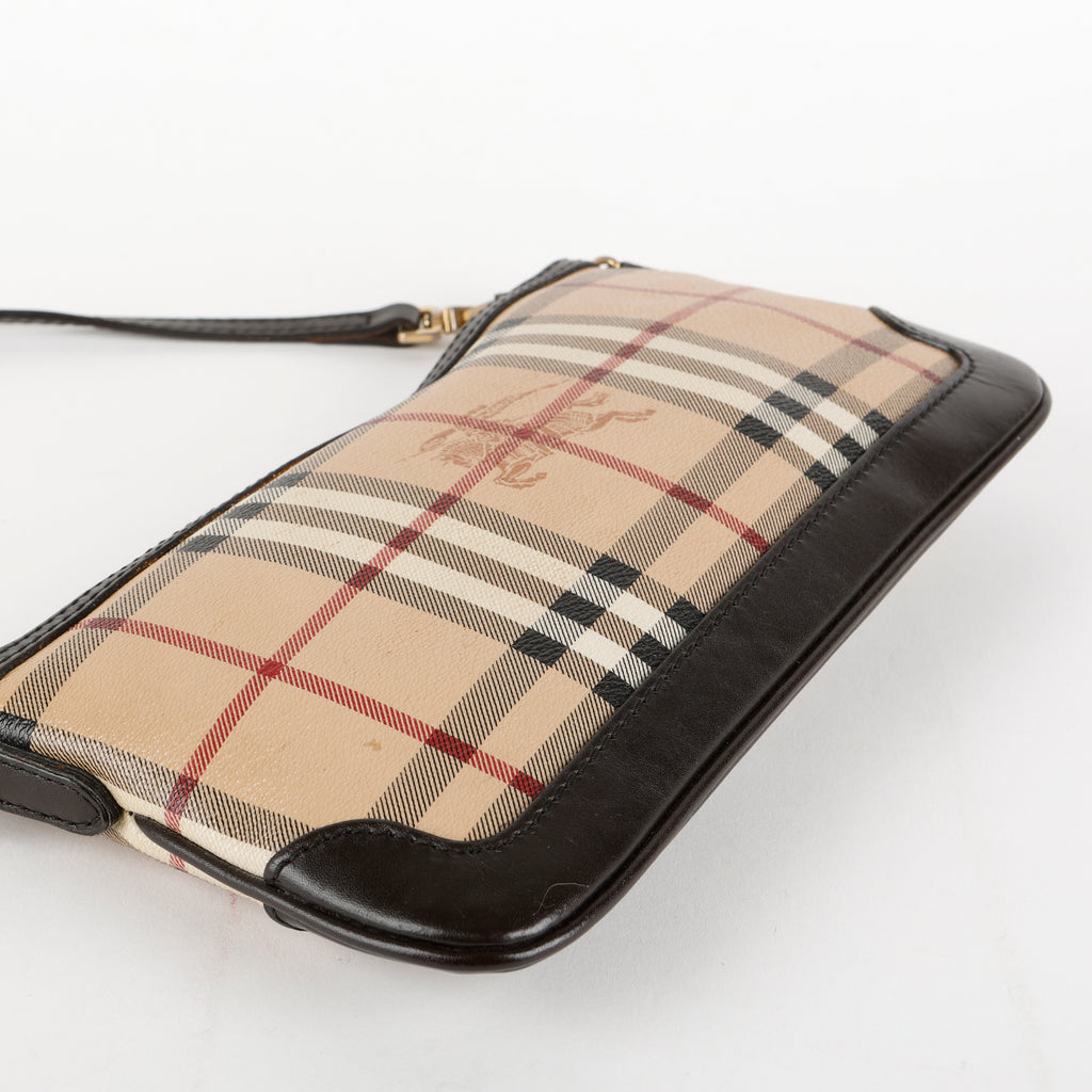 Small Peyton Clutch Crossbody, Haymarket Check