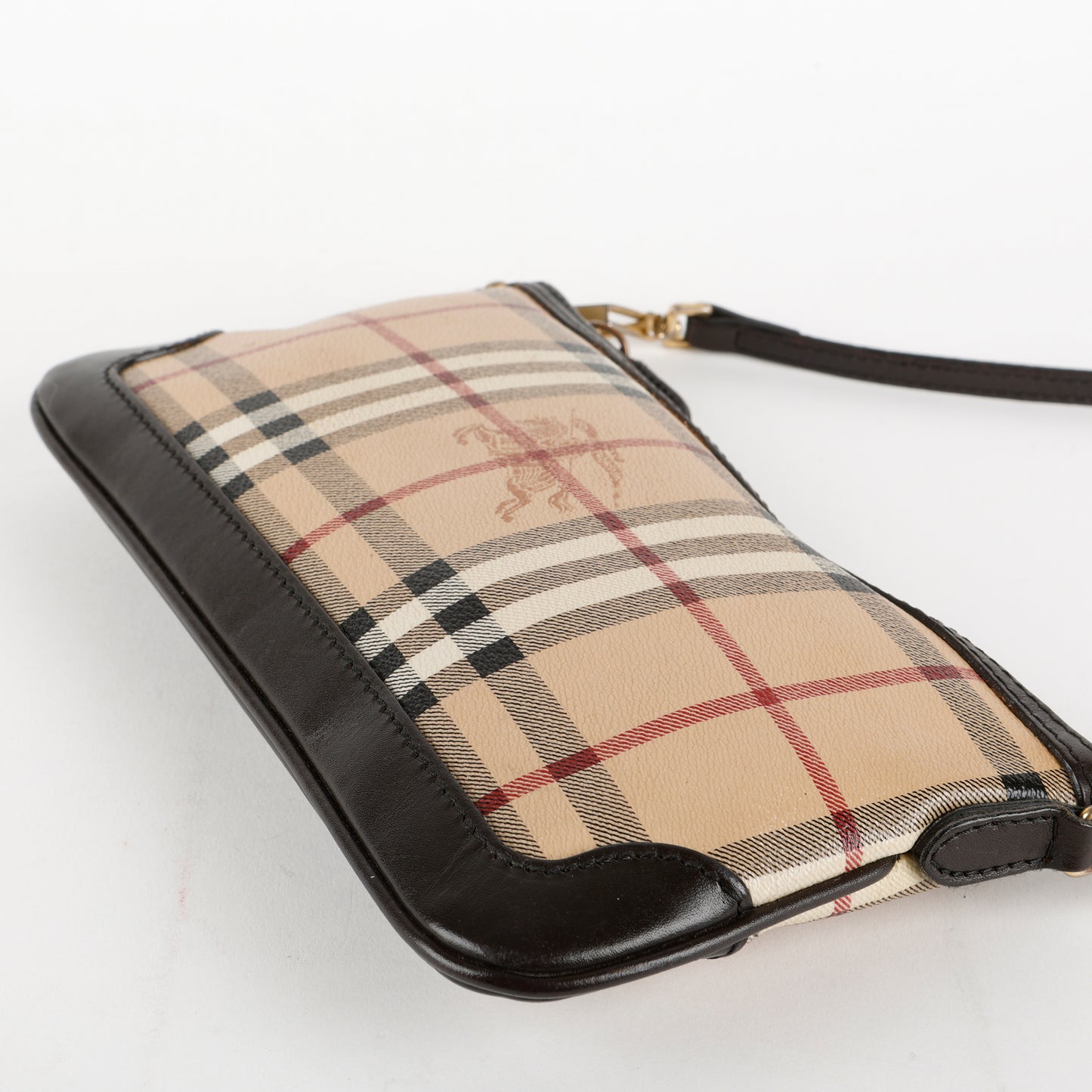 Small Peyton Clutch Crossbody, Haymarket Check