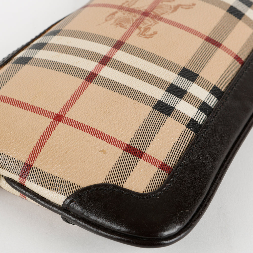 Small Peyton Clutch Crossbody, Haymarket Check
