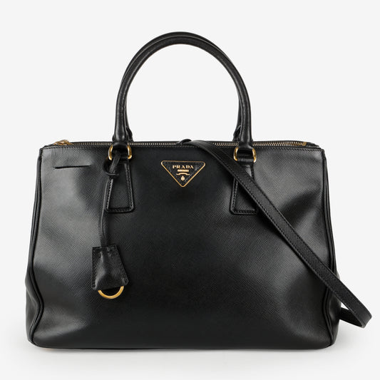 Large Galleria Saffiano, Black