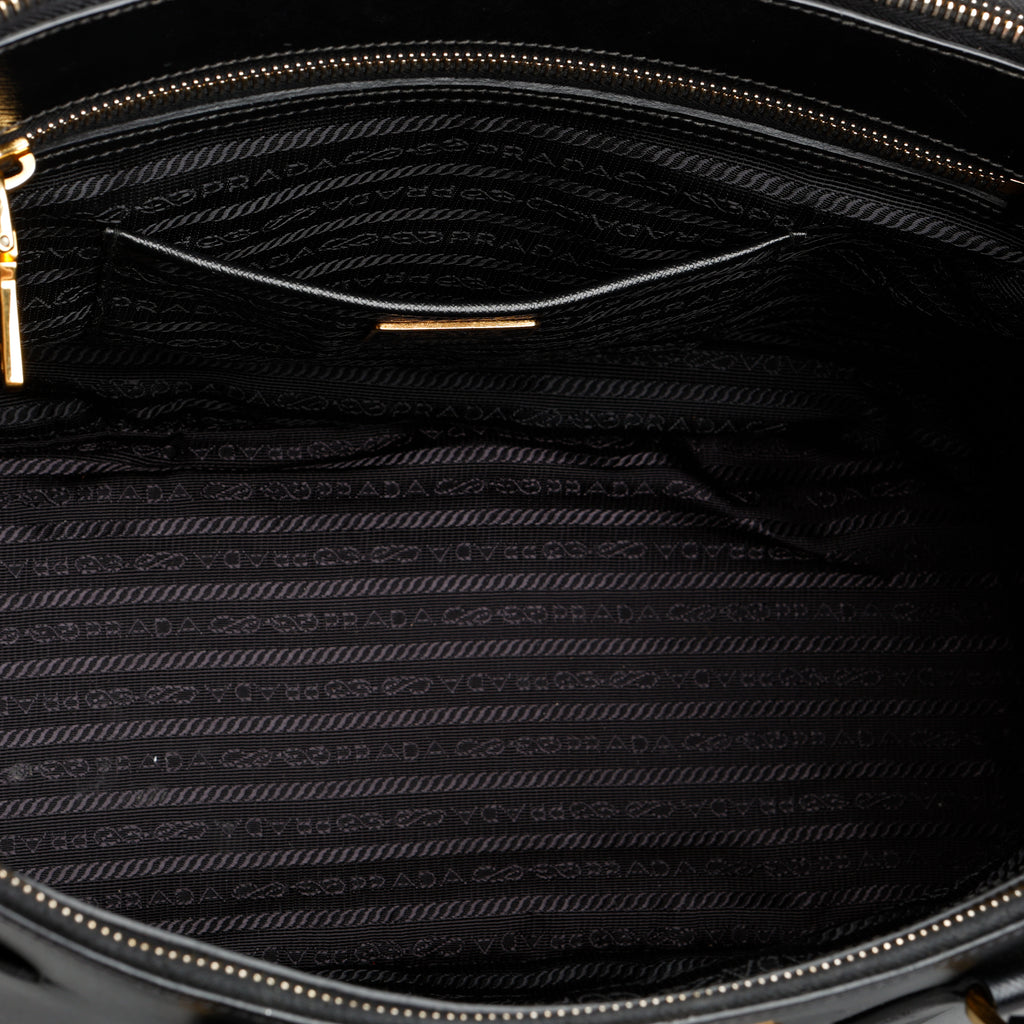 Large Galleria Saffiano, Black