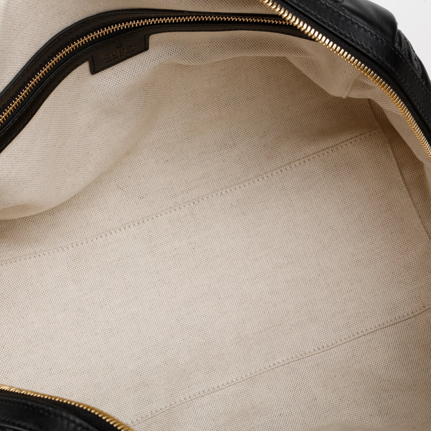 Medium GG Matelasse Bowler Bag, Black Calfskin