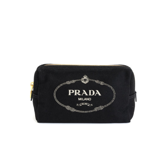 Canapa Logo Pouch, Black 8229