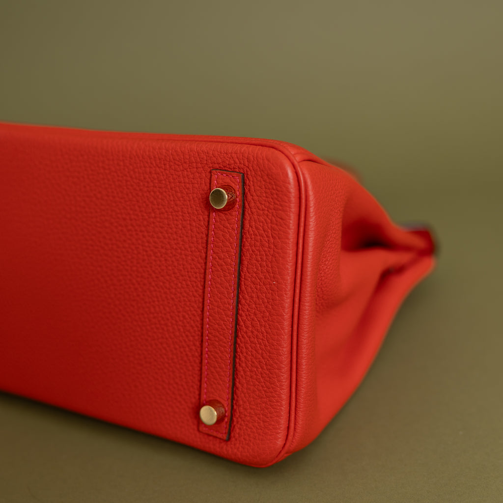 Birkin 30 Geranium Togo 9910