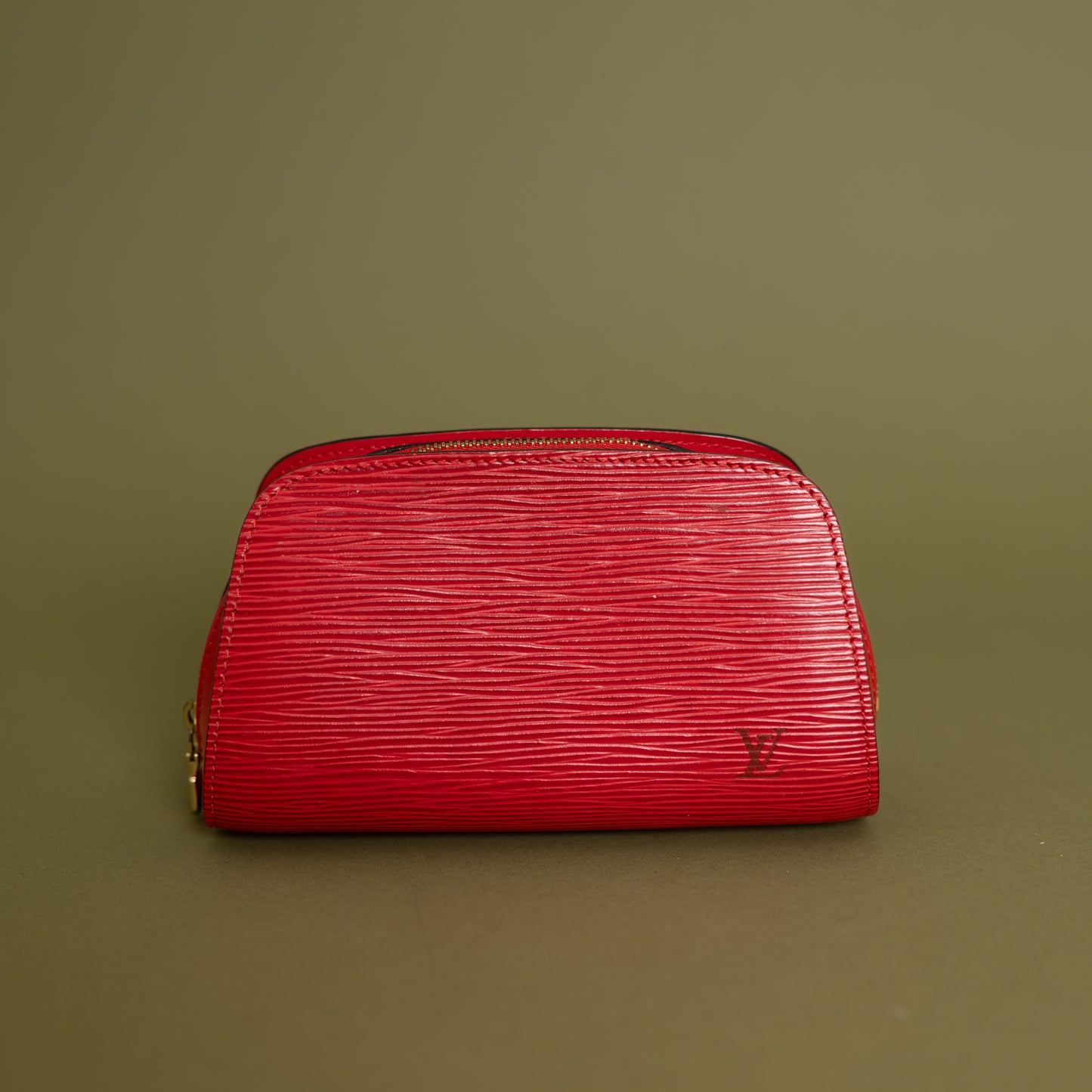 Cosmetic Pouch, Red Epi 9921