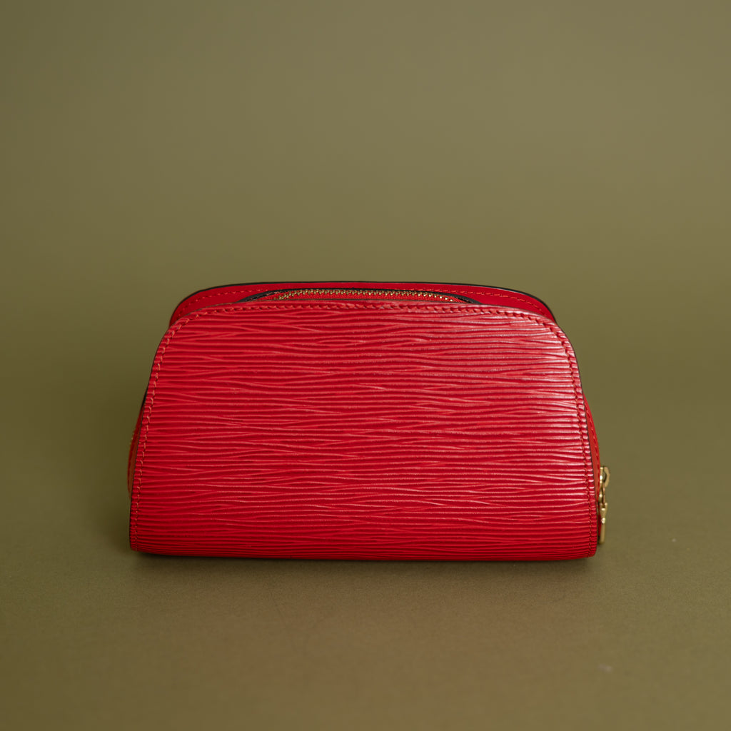 Cosmetic Pouch, Red Epi 9921
