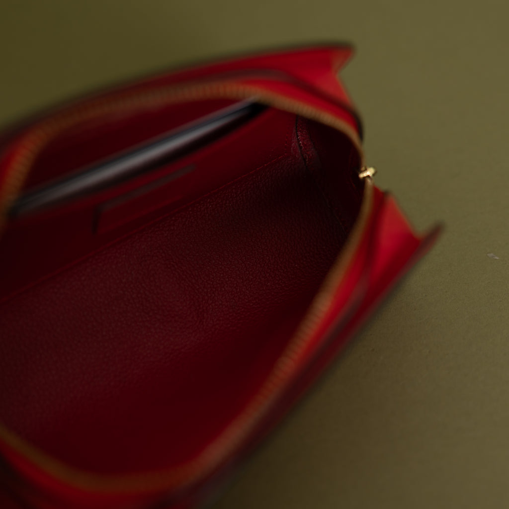 Cosmetic Pouch, Red Epi 9921