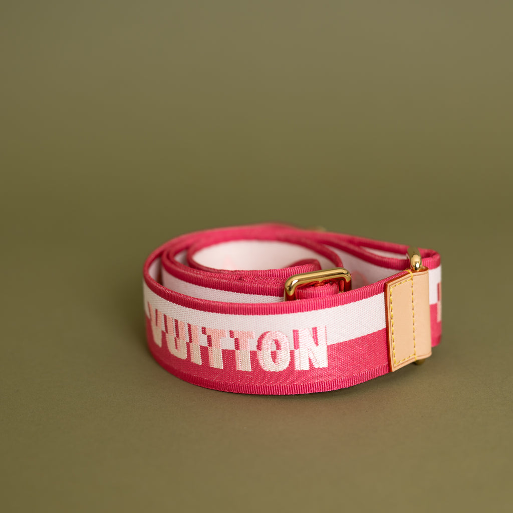 Adjustable Jacquard Strap, Pink 9946