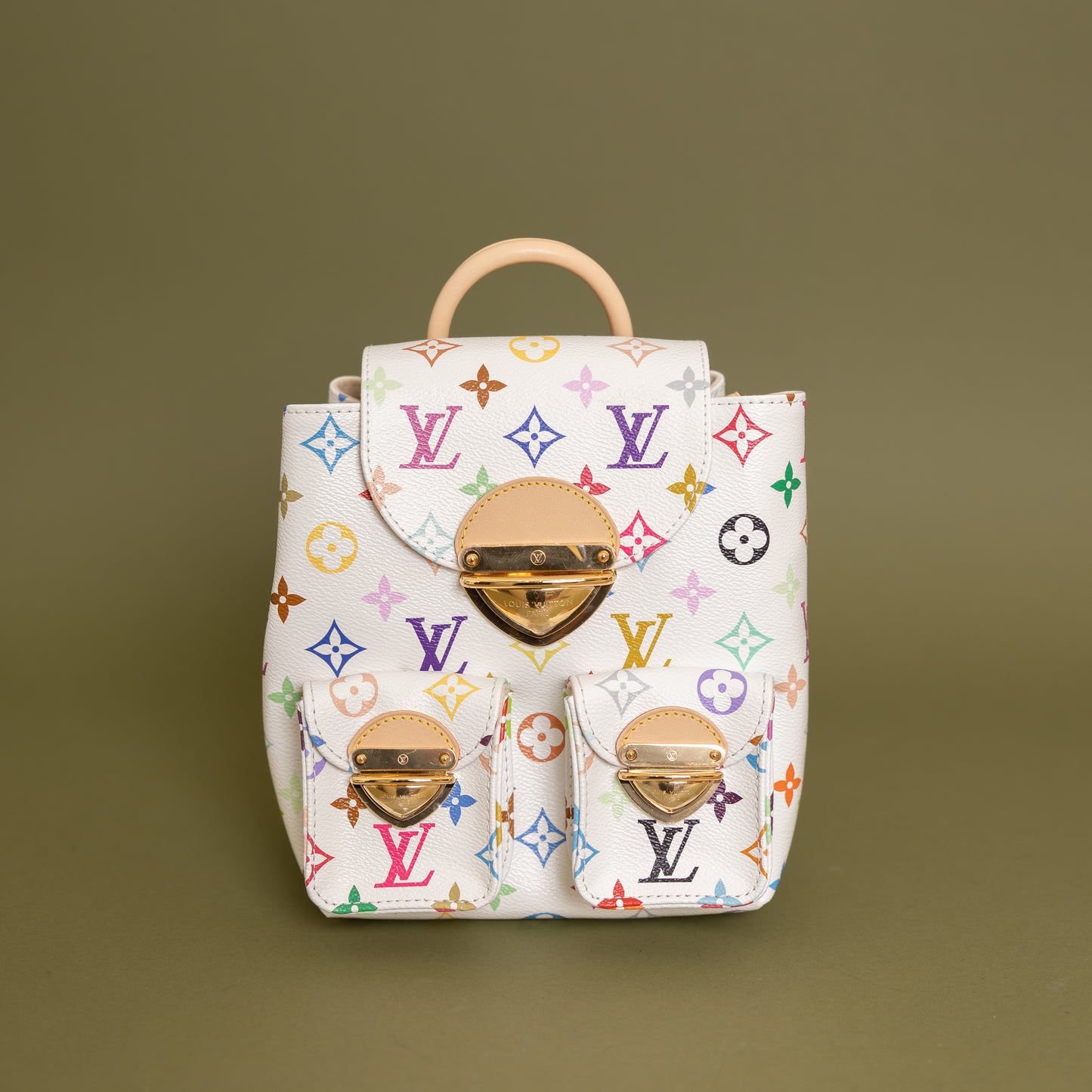 Venice Backpack, White Multicolor 9953