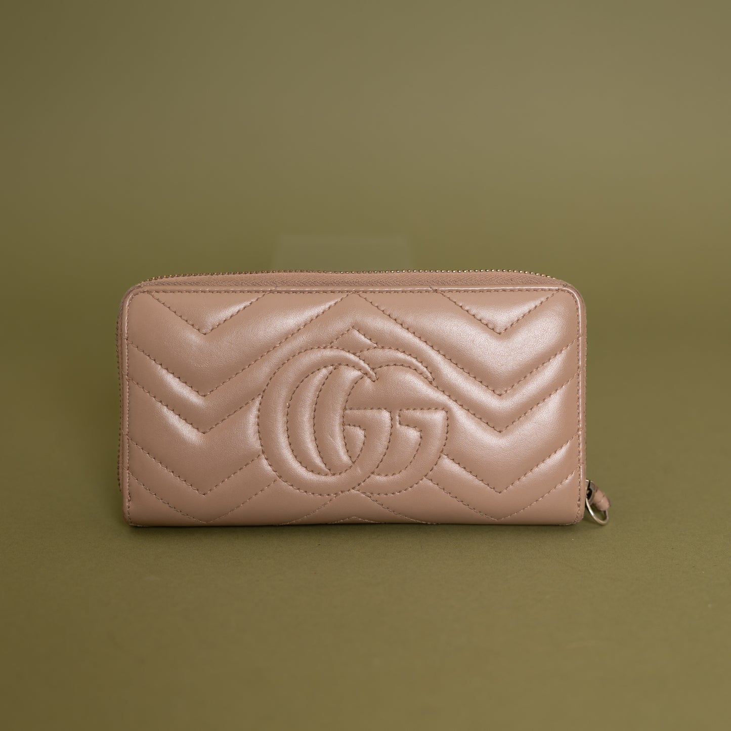 Marmont Continental Wallet, Beige GHW 9964