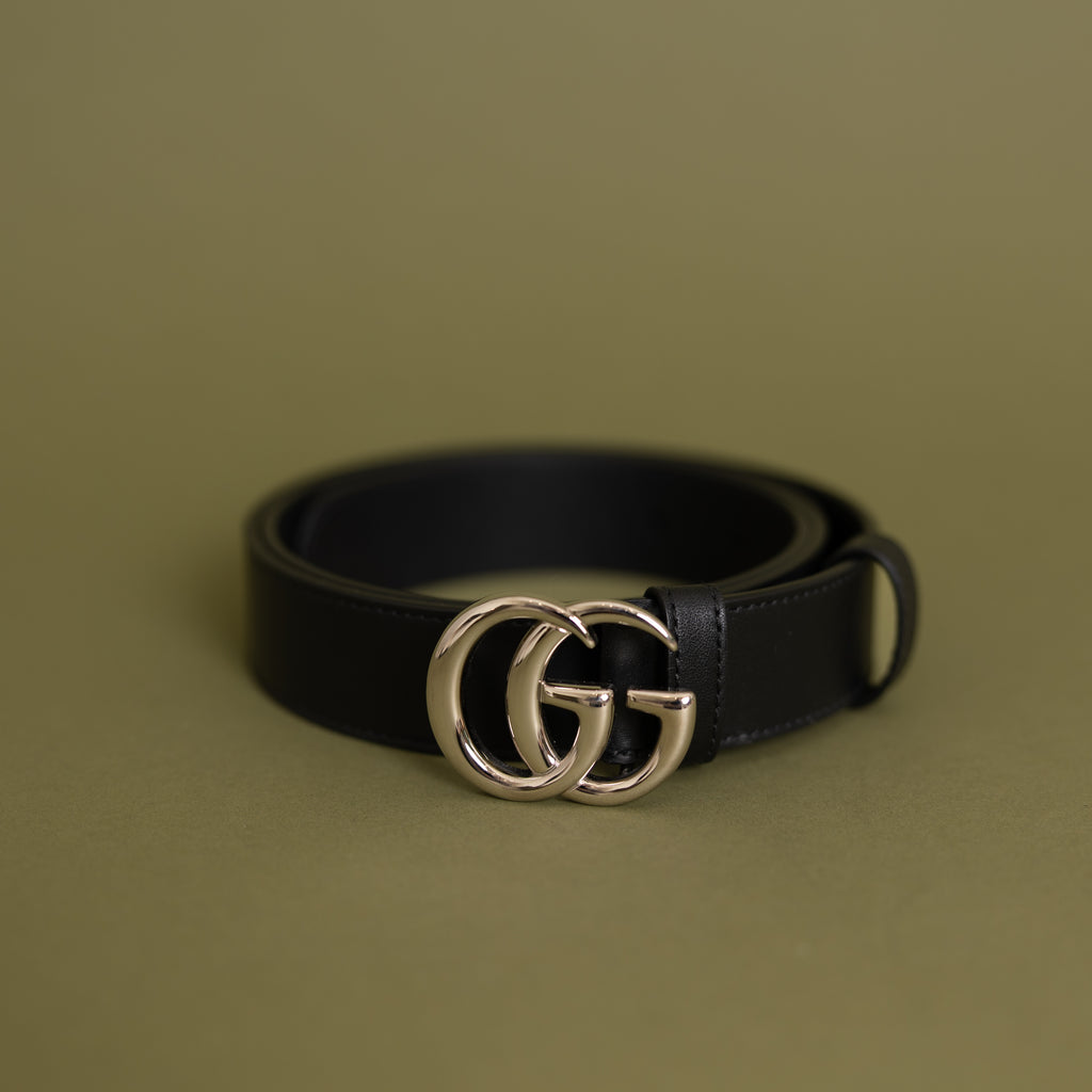 Black GG Belt (Size 90) 9991