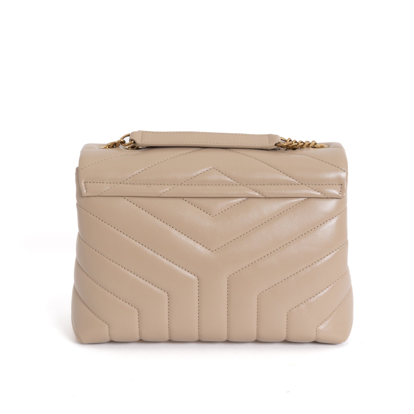 Small LouLou Quilted Leather, Beige 6808