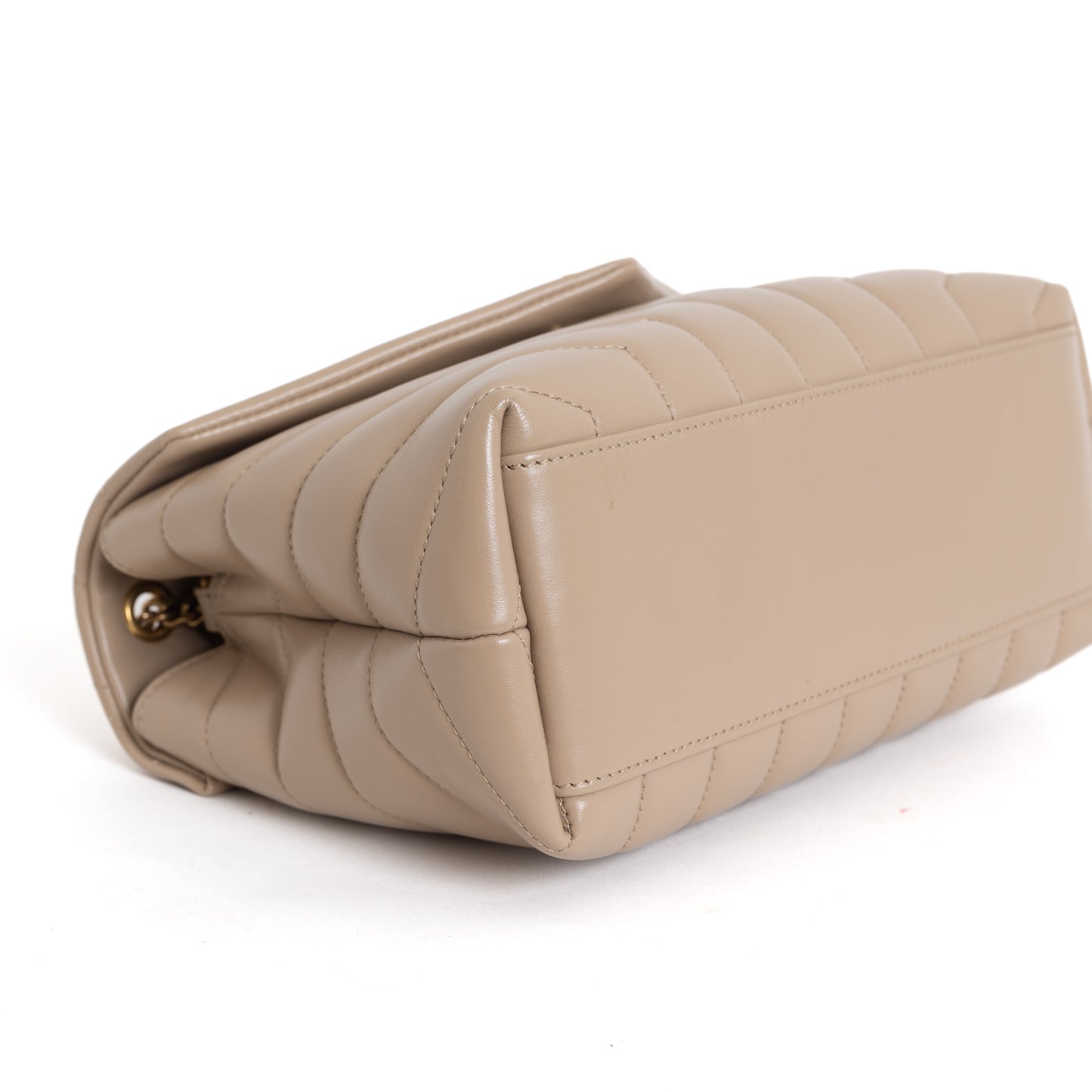 Small LouLou Quilted Leather, Beige 6808