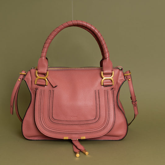 Medium Marcie Satchel, Faded Rose 10093