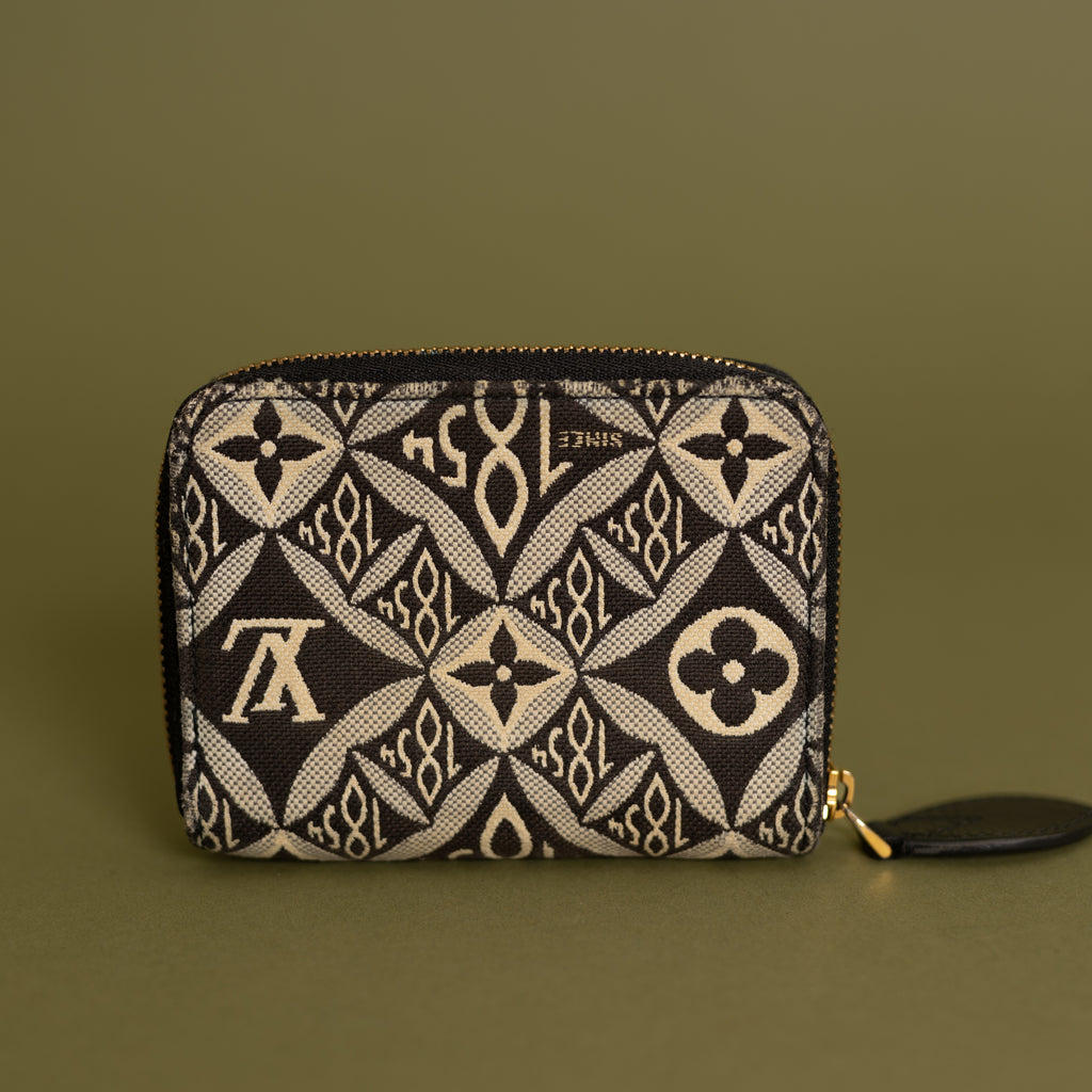 1854 Jacquard Zip Around Coin Wallet