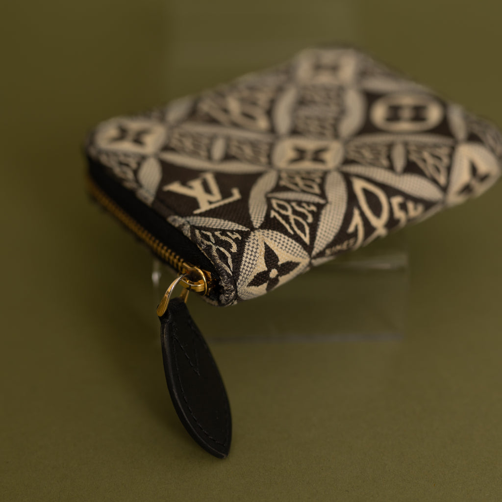 1854 Jacquard Zip Around Coin Wallet