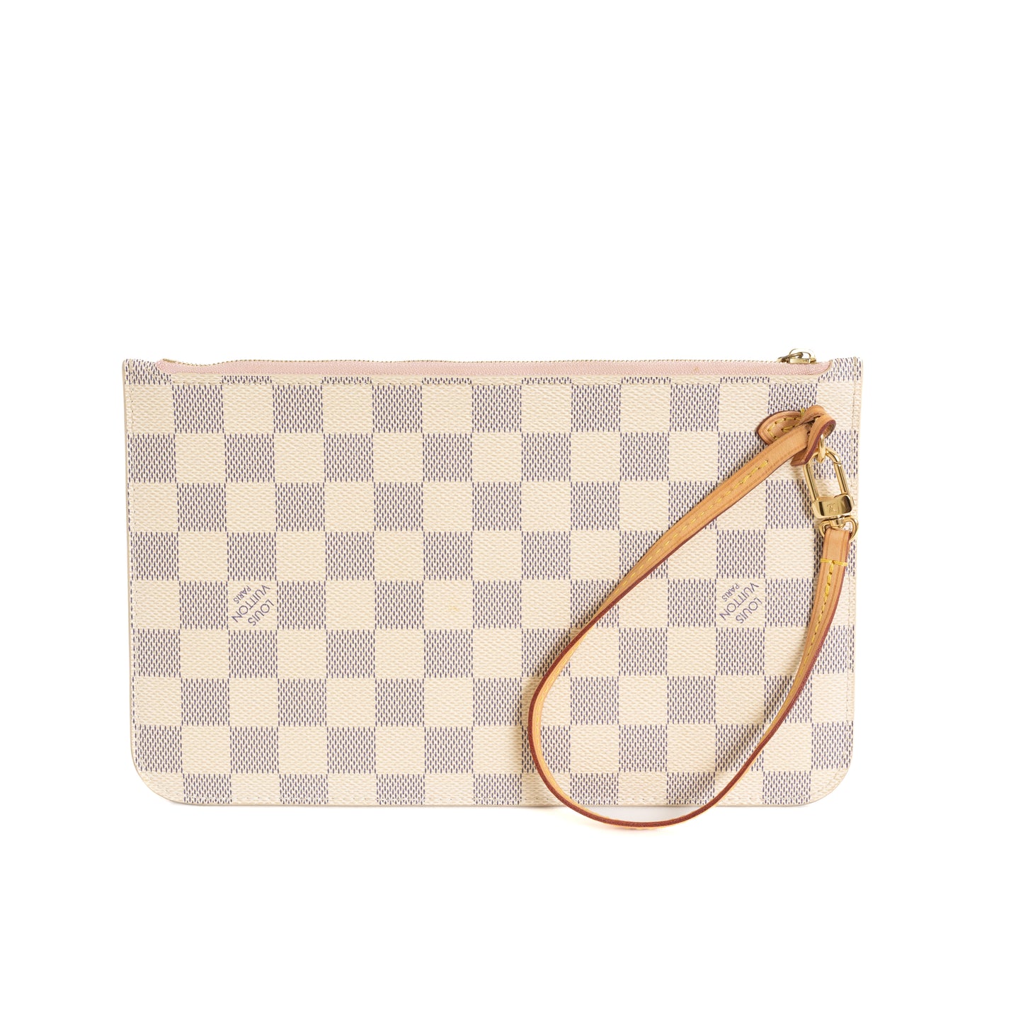 Pochette Wristlet, Damier Azur Rose 8397