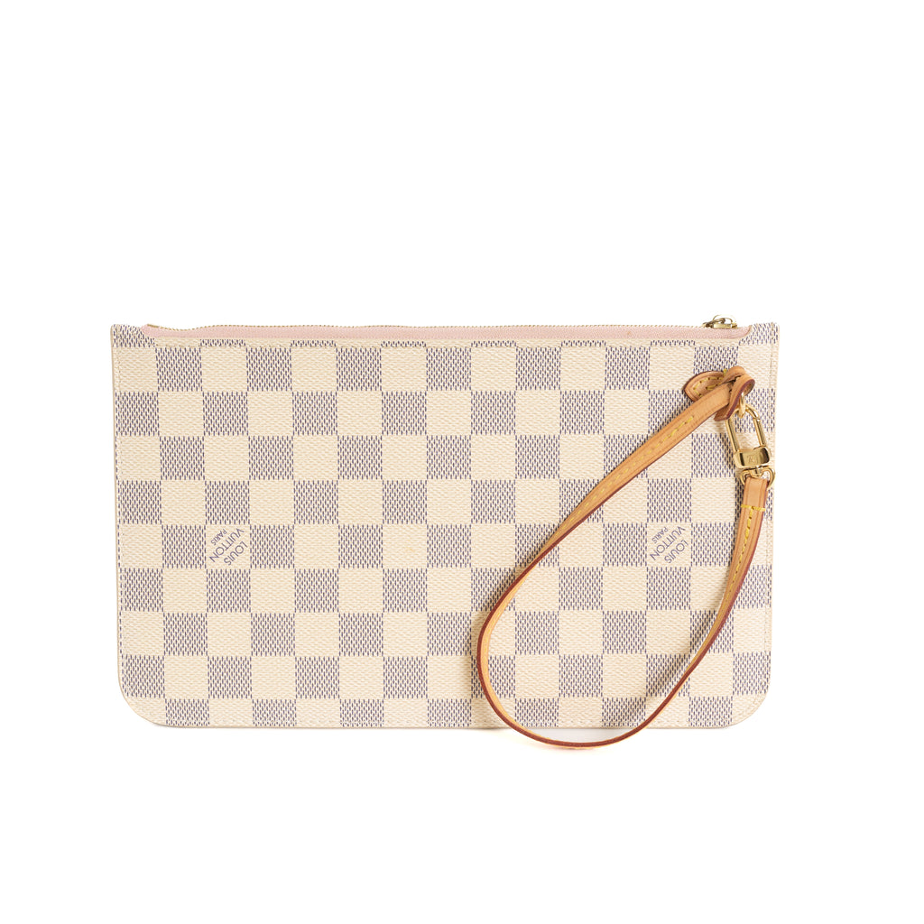 Pochette Wristlet, Damier Azur Rose 8397