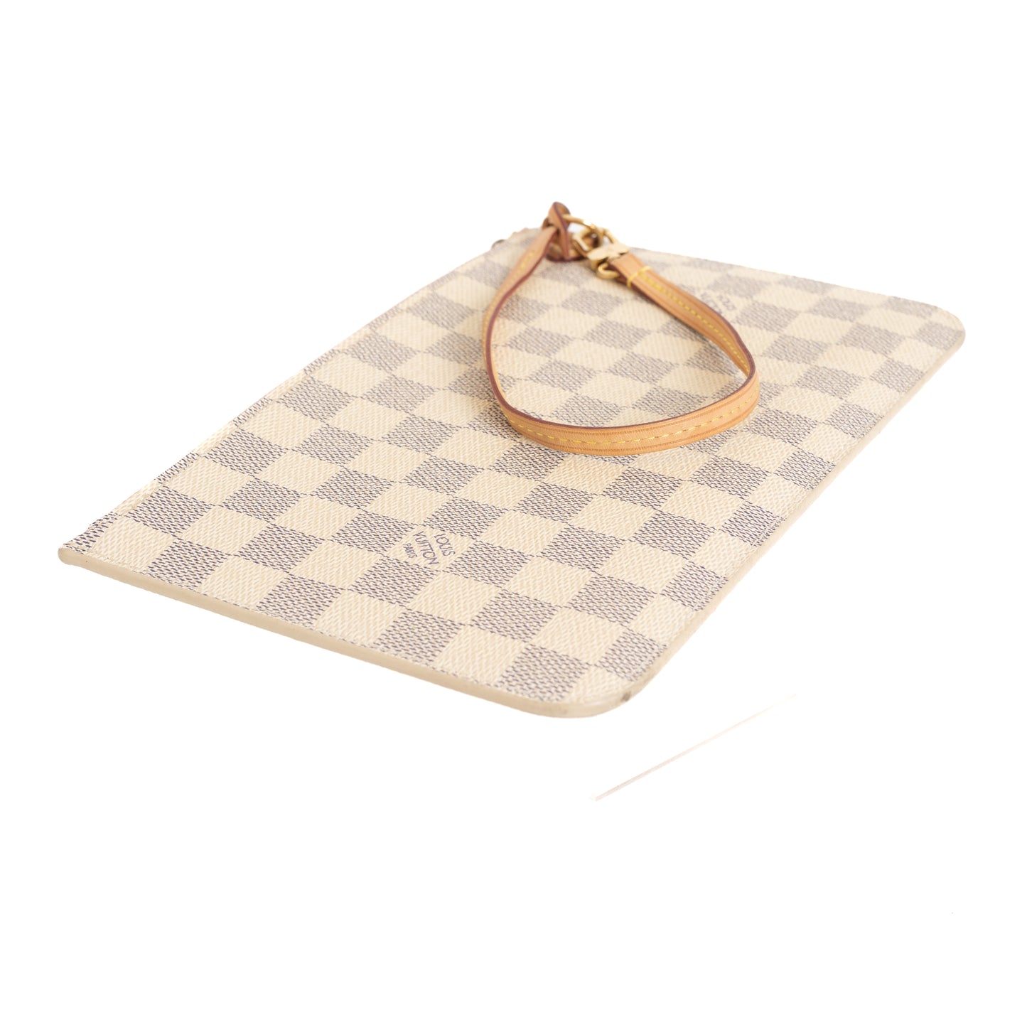 Pochette Wristlet, Damier Azur Rose 8397