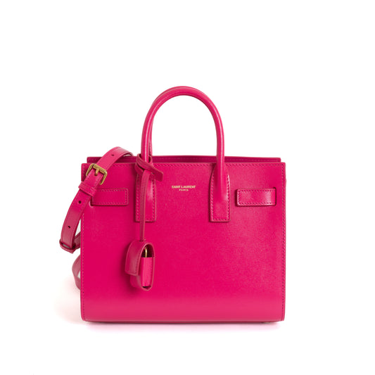 Nano Sac De Jour Hot Pink Gold Hardware