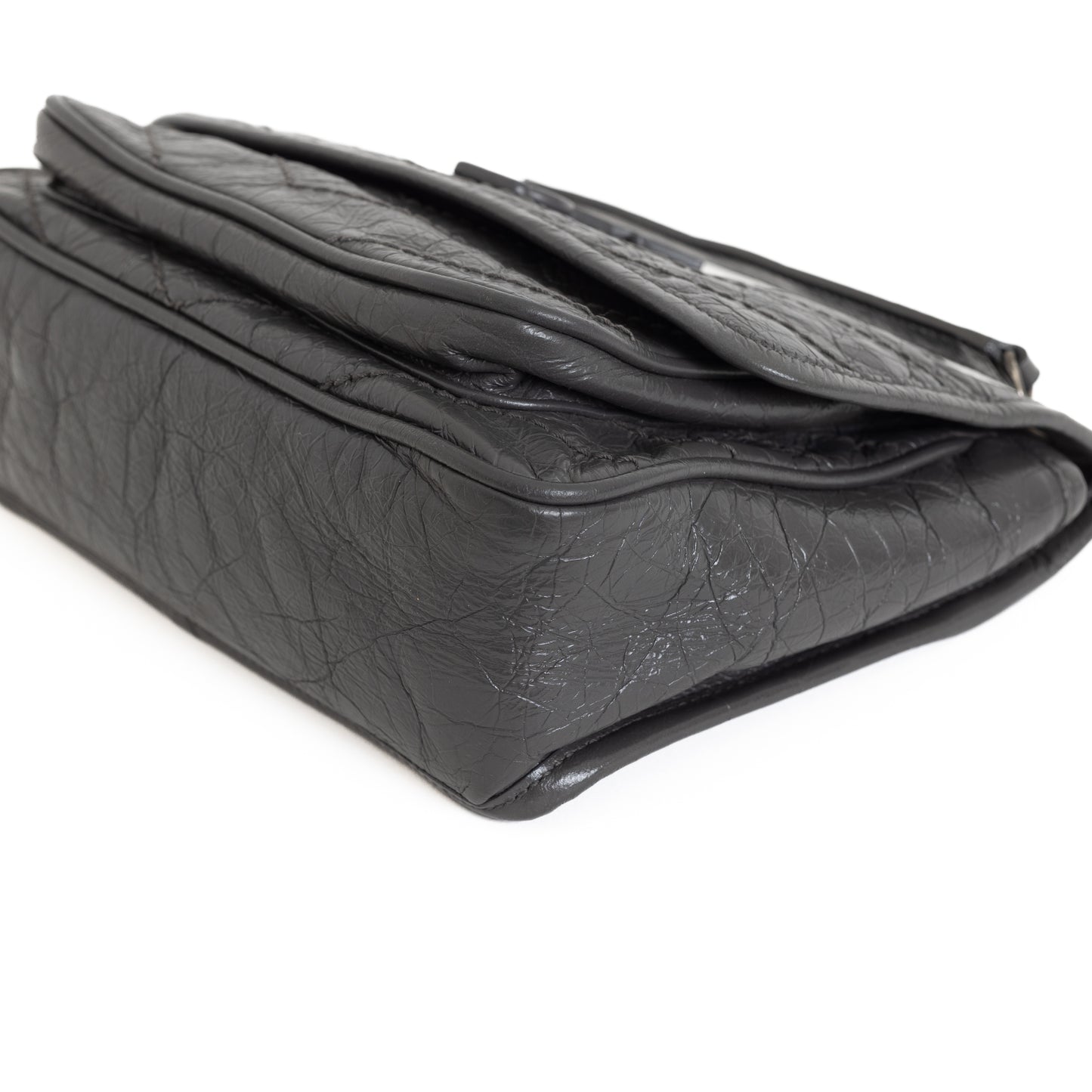 Baby Niki Crinkled Calfskin, Storm 8501