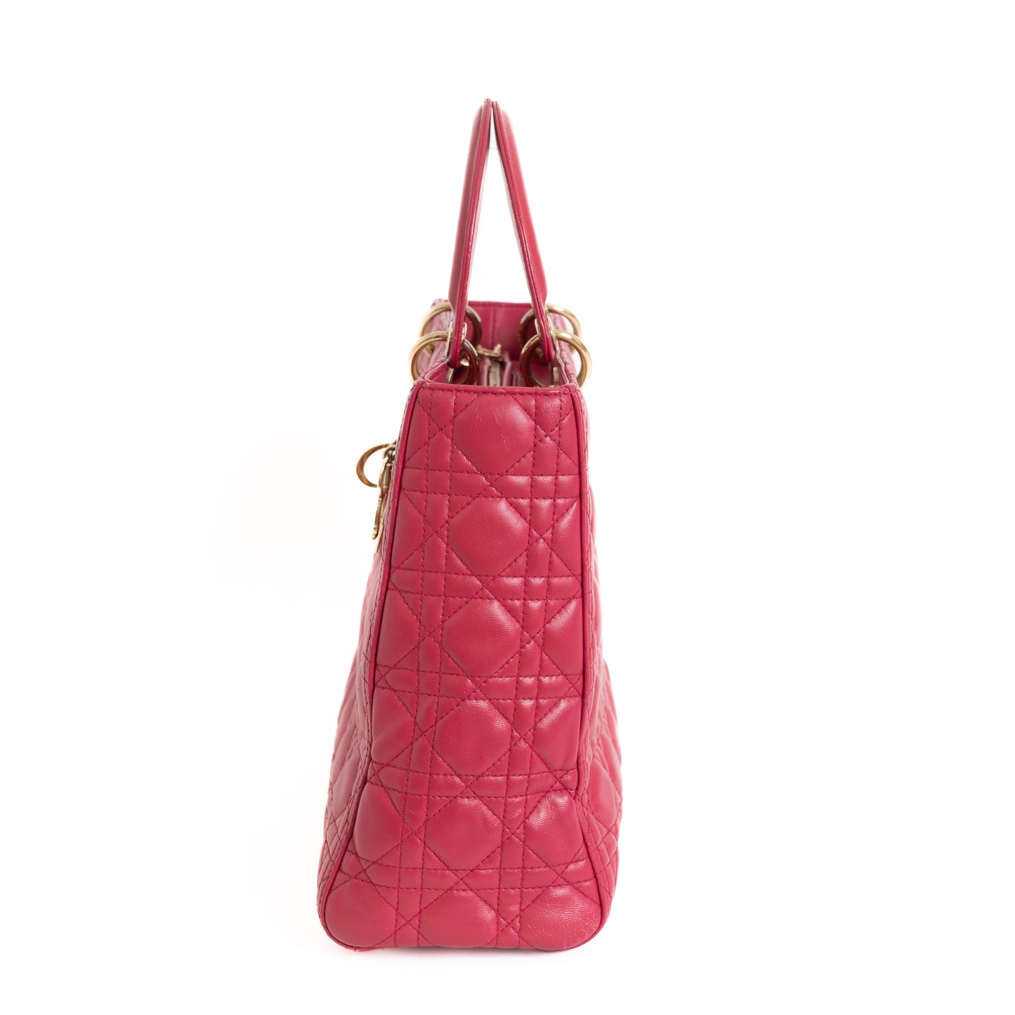 Medium Lady Dior, Pink Lambskin 8500