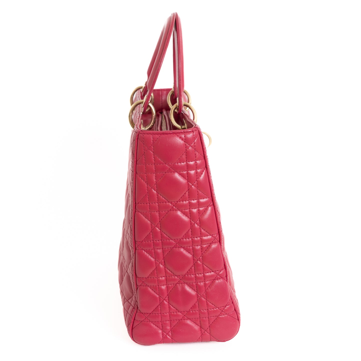 Medium Lady Dior, Pink Lambskin 8500