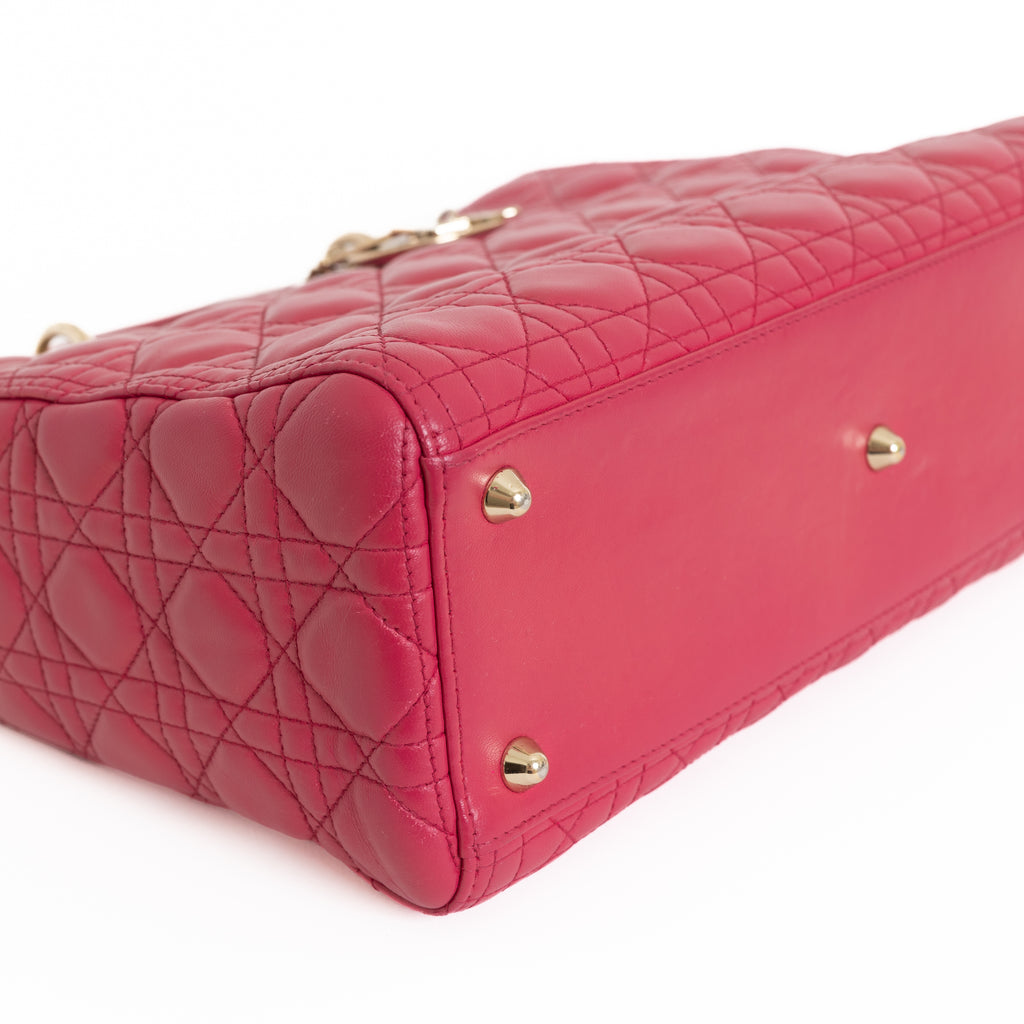 Medium Lady Dior, Pink Lambskin 8500