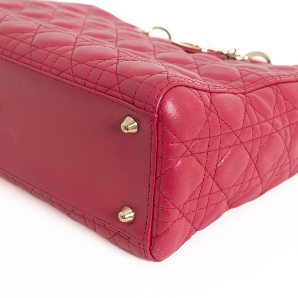 Medium Lady Dior, Pink Lambskin 8500