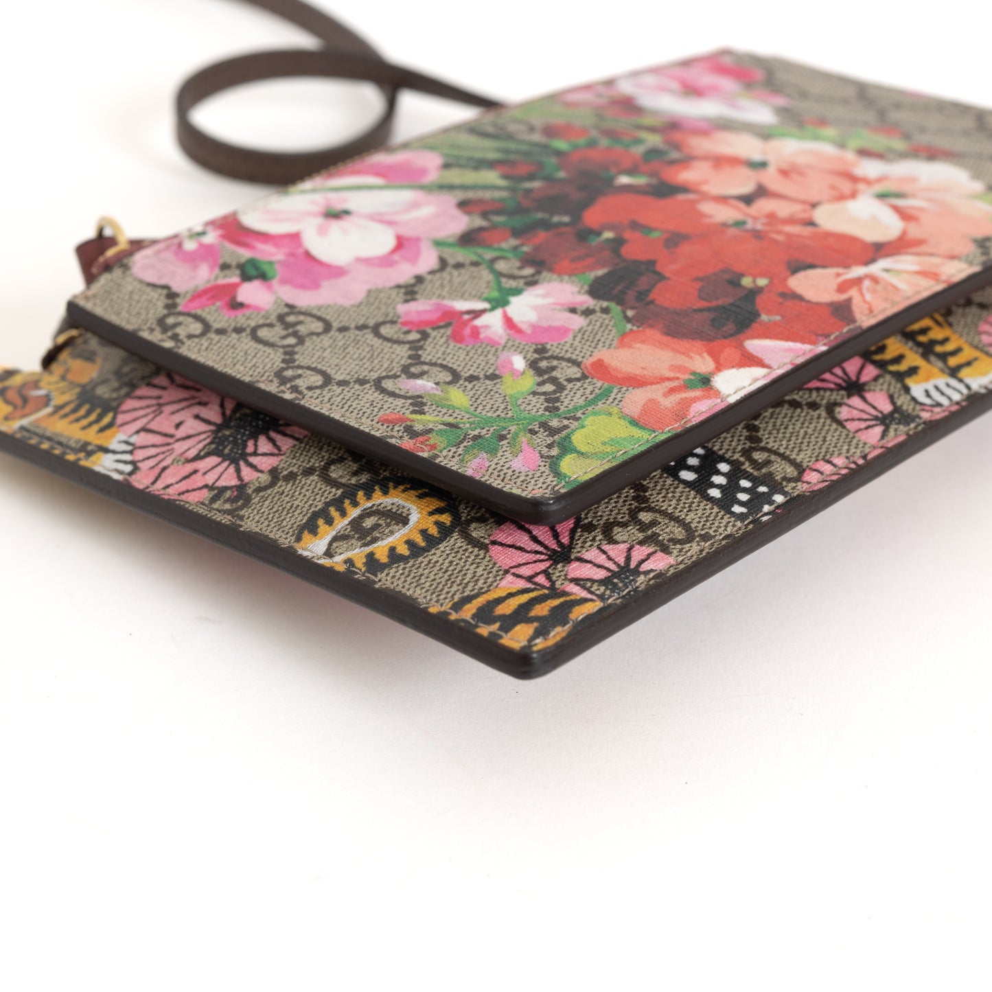 Double Zip Crossbody, GG Supreme Blooms